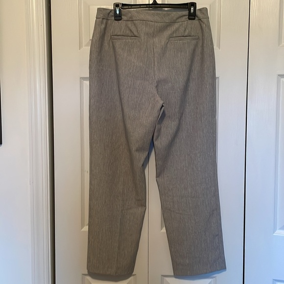 Women’s Sag Habor Stretch Sz 14P career pants. Light gray. Front& back pockets - Picture 4 of 8